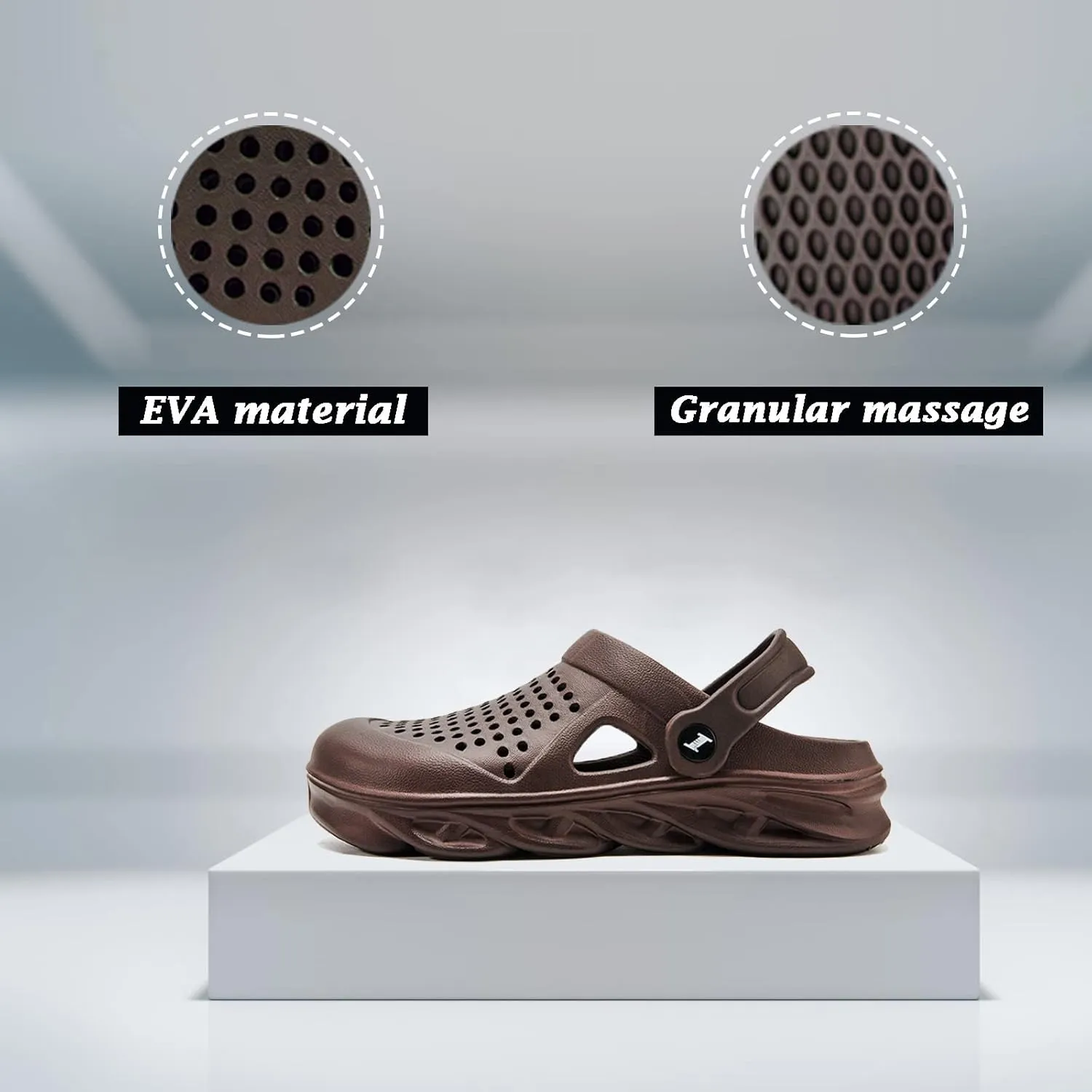 FLIOZY Garden Clogs Mens Water Clogs Summer Breathable Sports Sandals Slip On Beach Sandals Outdoor Indoor Garden Shoes