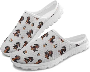 Forchrinse Women's Mules & Clogs Soft Mesh Slip on Walking Sneakers Lightweight Work Nursing Shoes US-5.5-13