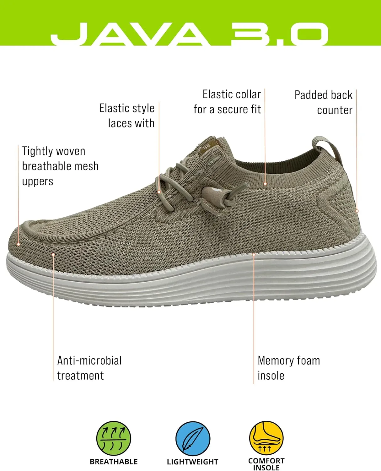 FROGG TOGGS Women's Java 3.0 Casual Lace-Up Water Shoe