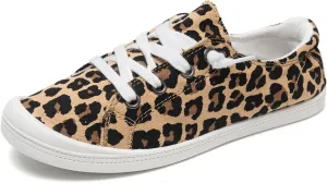 FUNKYMONKEY Shoes for Women, Comfort Low Top Canvas Slip On Sneakers Classic Casual Walking Shoes