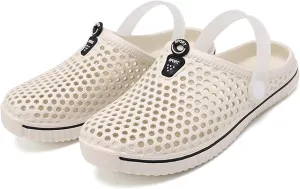 Garden Shoes Breathable for Boys Girls : Kids Lightweight Mesh Hole Slip-On Clogs for Beach Pool Little Kids Summer Closed Toe Slippers Sandals for Indoor Outdoor