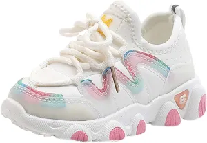 Girl Shoes Size 2 Kids Soft Girls Baby Lace Warm Shoes Winter Up Infant Toddler Leather Baby Shoes Girls Zip High Top Sneakers