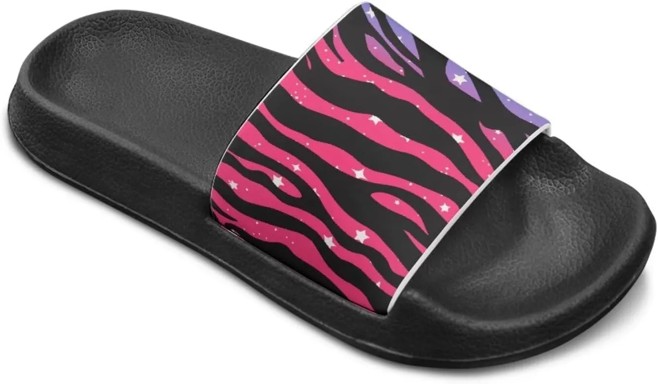 Girls Boys Slide Sandals Kids Summer Comfortable Slippers Slip On for Outdoor Beach Pool Shower Fit Little Big Kids