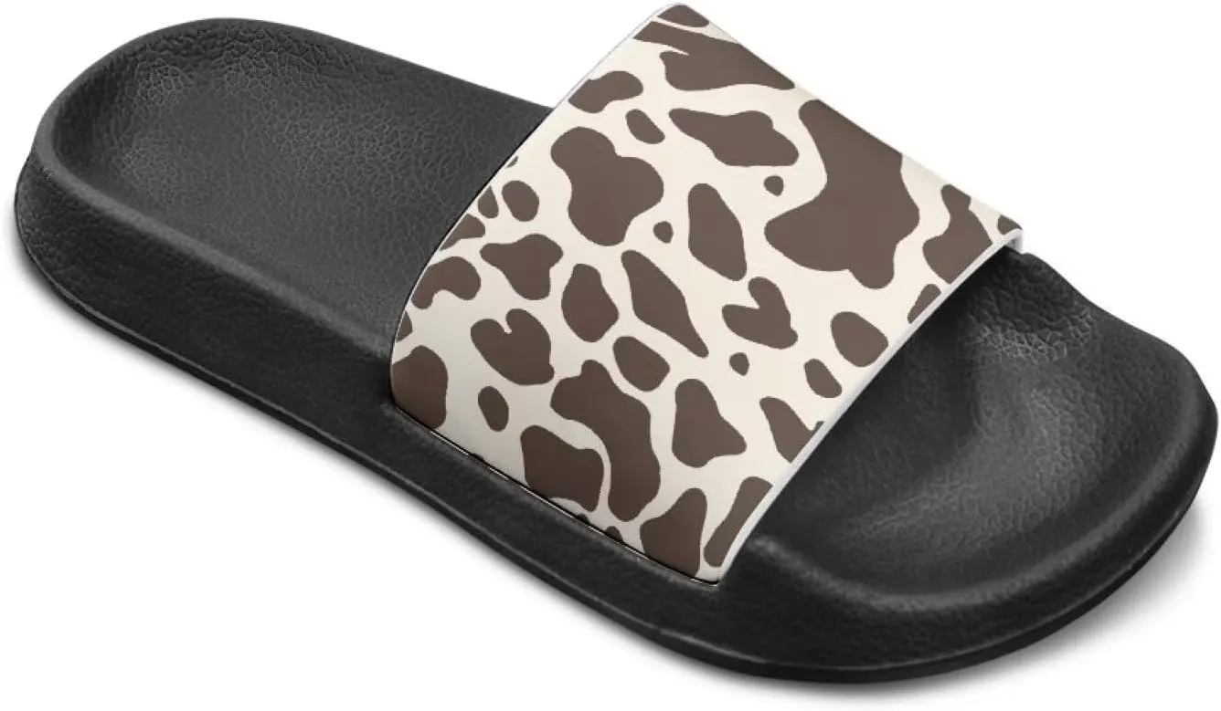 Girls Boys Slide Sandals Kids Summer Comfortable Slippers Slip On for Outdoor Beach Pool Shower Fit Little Big Kids