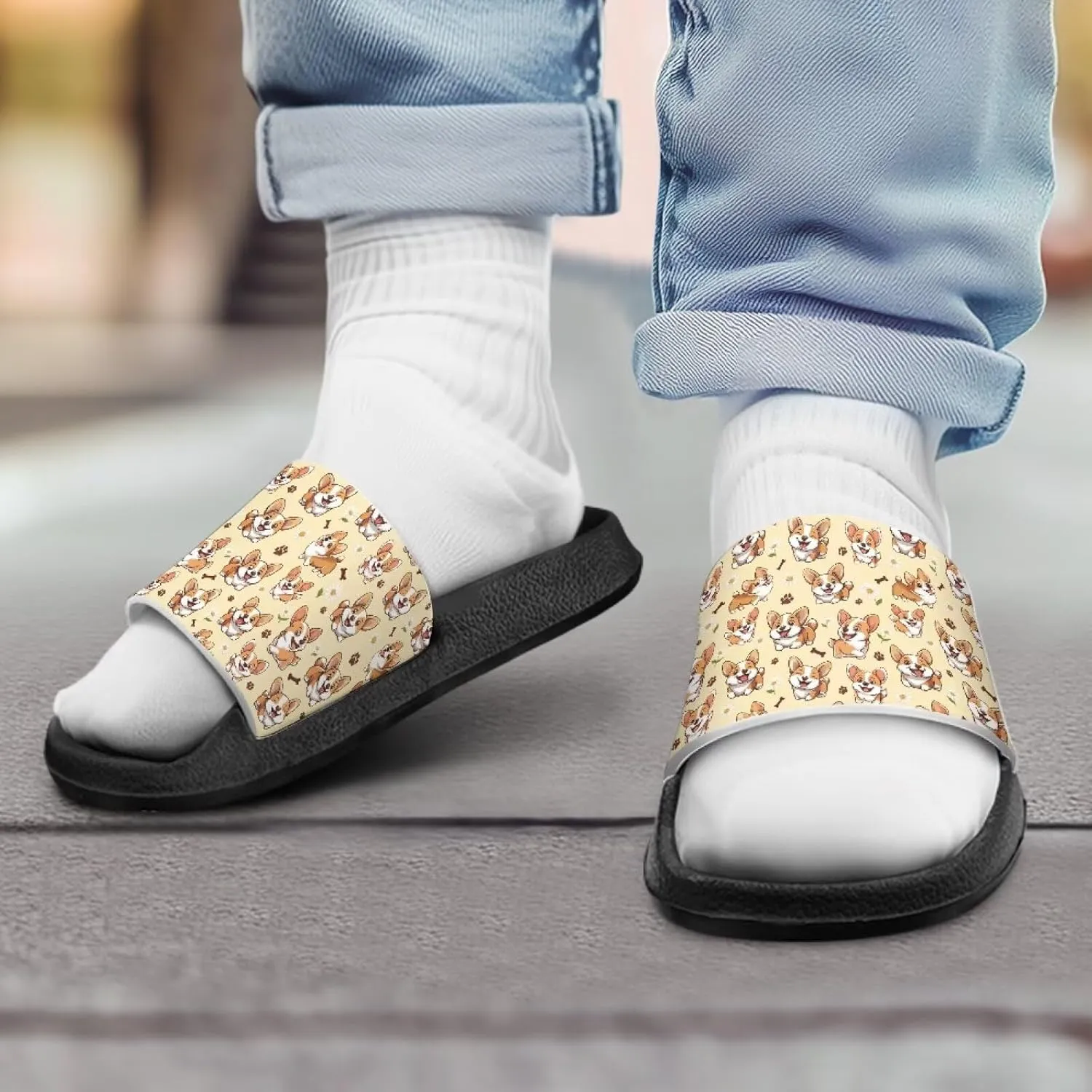 Girls Boys Slide Sandals Kids Summer Comfortable Slippers Slip On for Outdoor Beach Pool Shower Fit Little Big Kids