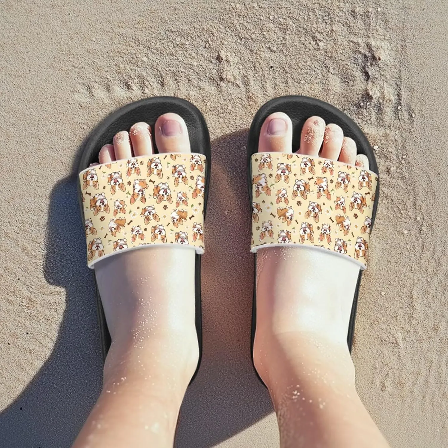 Girls Boys Slide Sandals Kids Summer Comfortable Slippers Slip On for Outdoor Beach Pool Shower Fit Little Big Kids