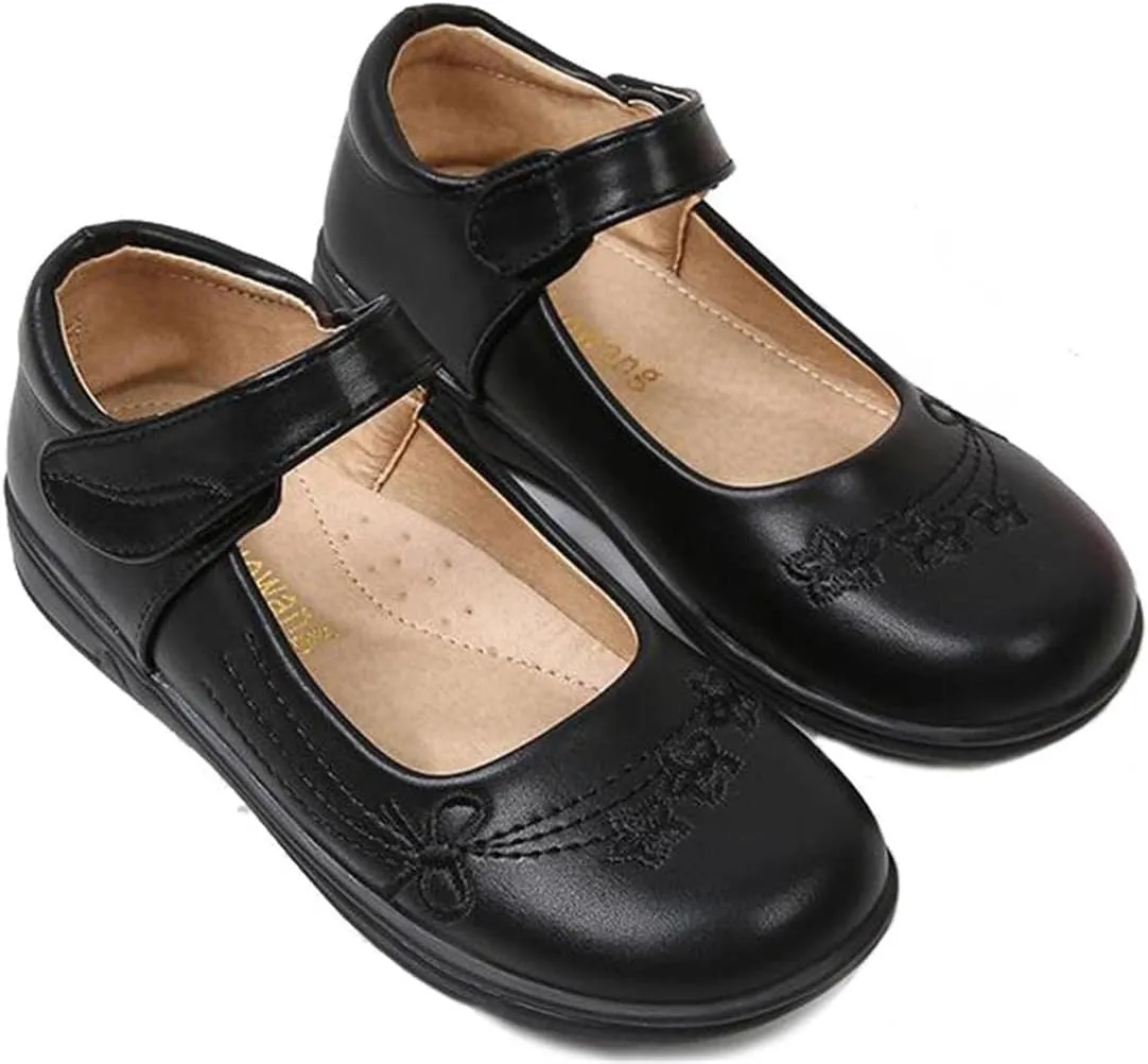 Girls Flat Oxfords School Uniform Shoes Performance Dress Shoes Princess Mary Jane