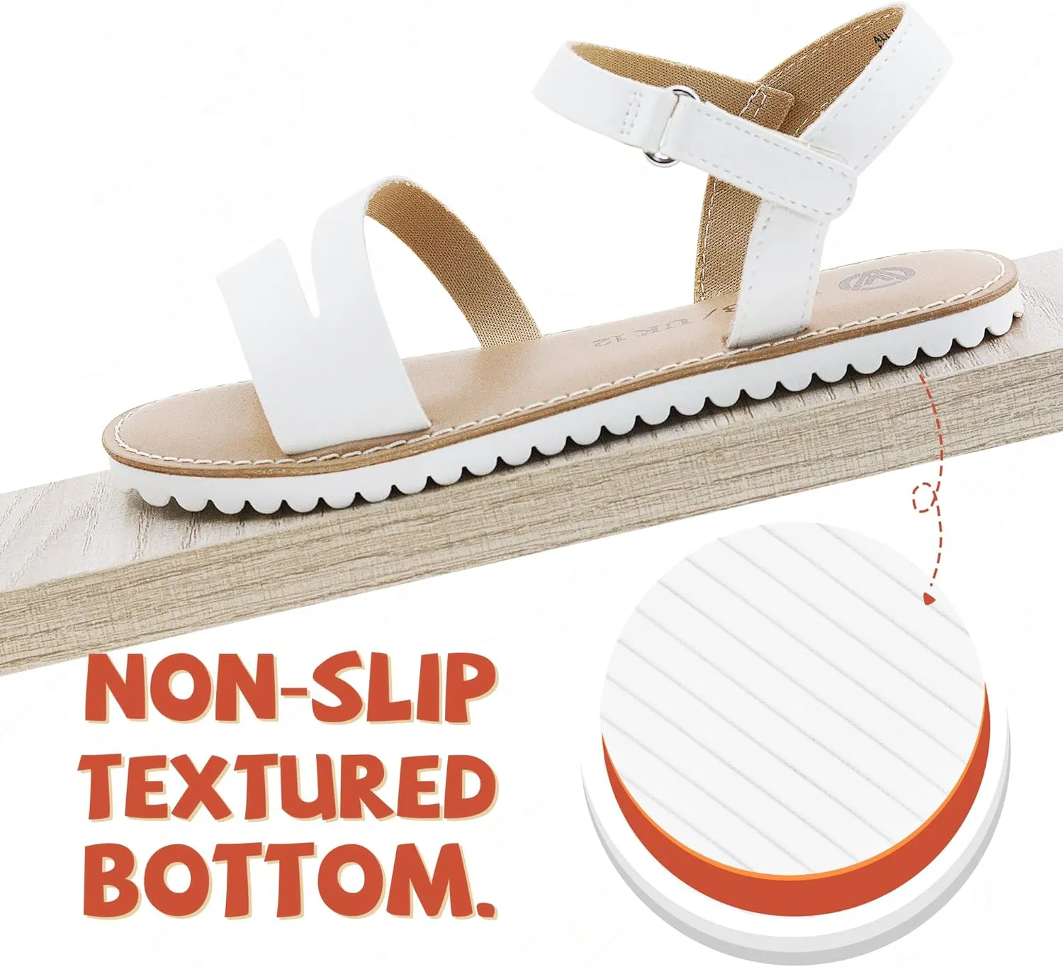 Girls Sandals Open Toe Strappy Summer Shoes Dress Sandals for Girls