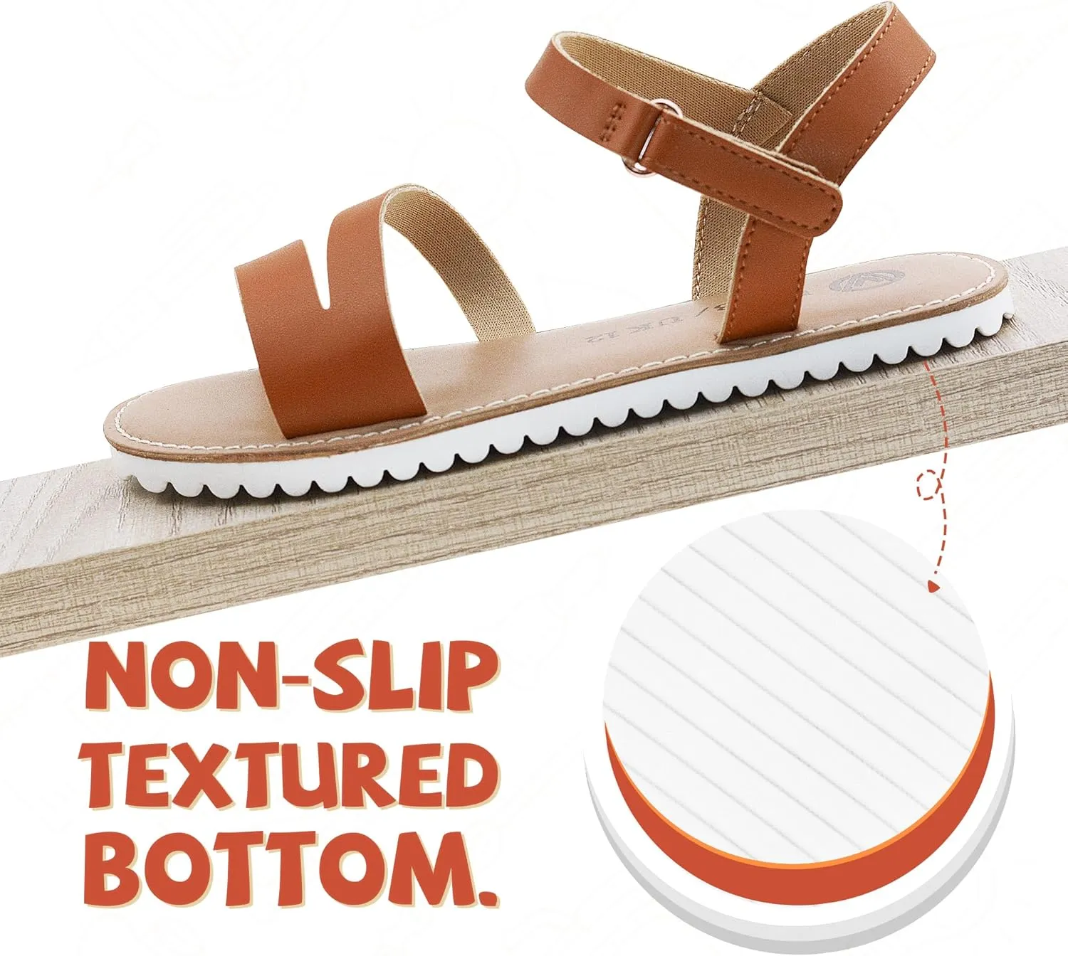 Girls Sandals Open Toe Strappy Summer Shoes Dress Sandals for Girls