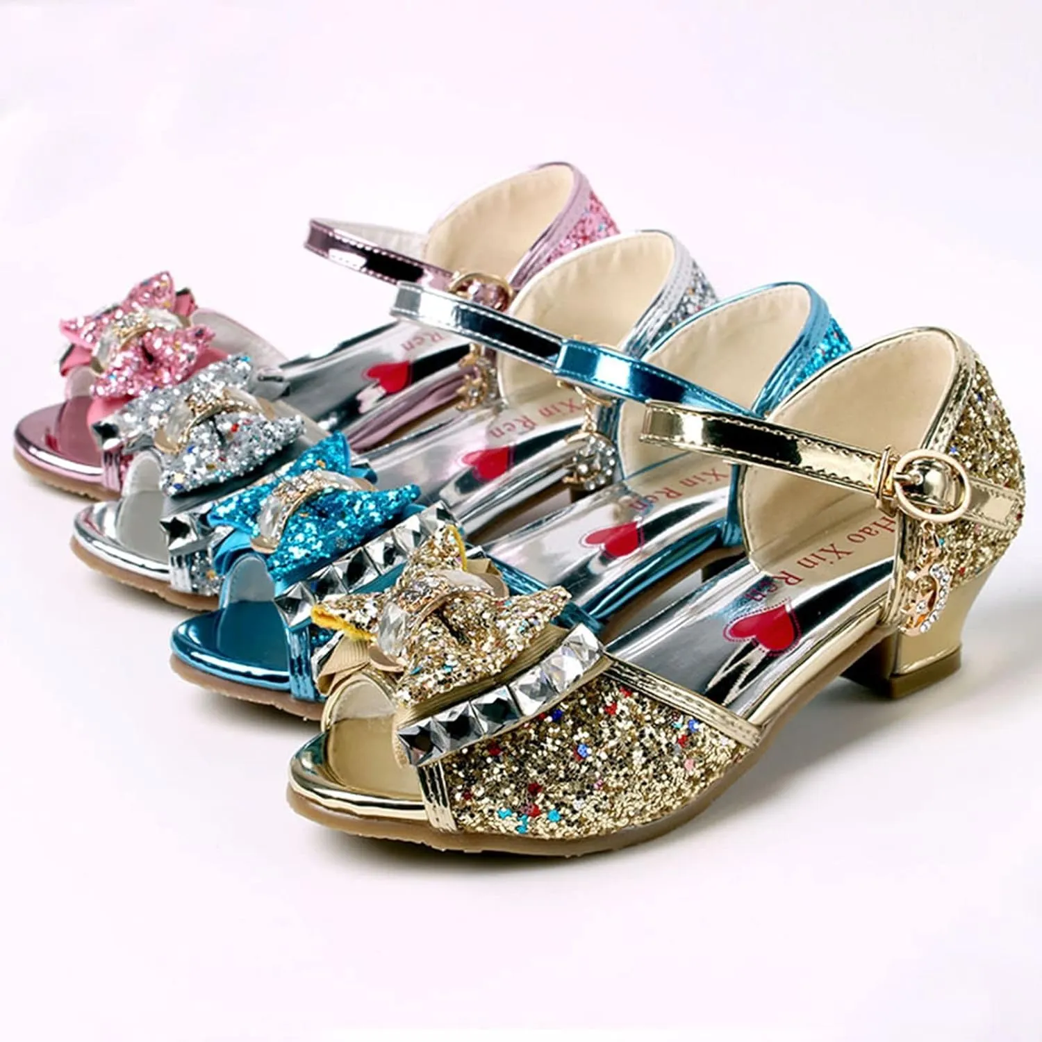 Girls Sandals Princess Shoes Fish Mouth Open Toe Flower Shoes Hollow Flower Shoes Princess Shoes for Toddler