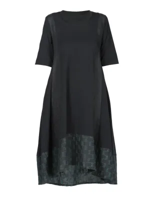 Green Stitch Midi Dress