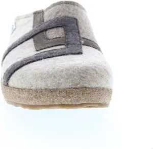 HAFLINGER Womens Lu Beige Flats Clog Shoes 6