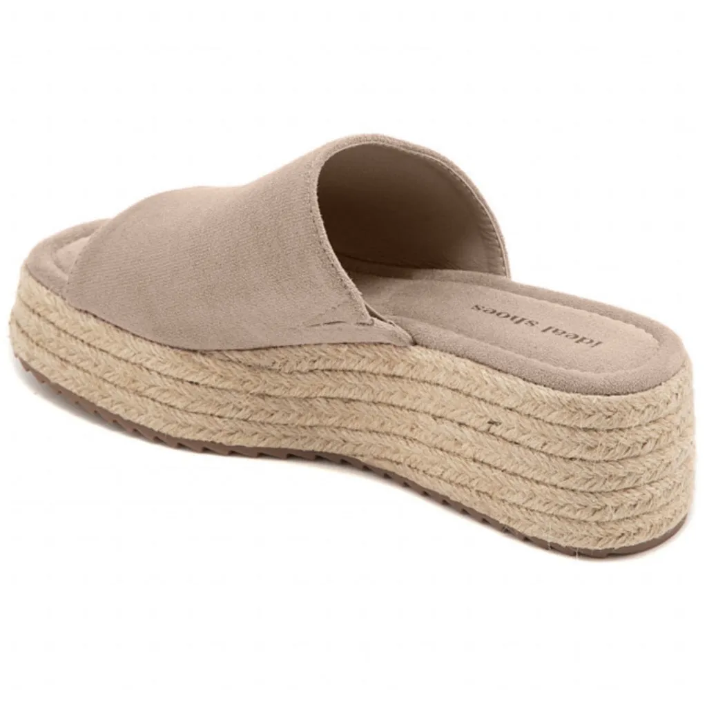 Hailey plateau sandaler 5937 - Kaki