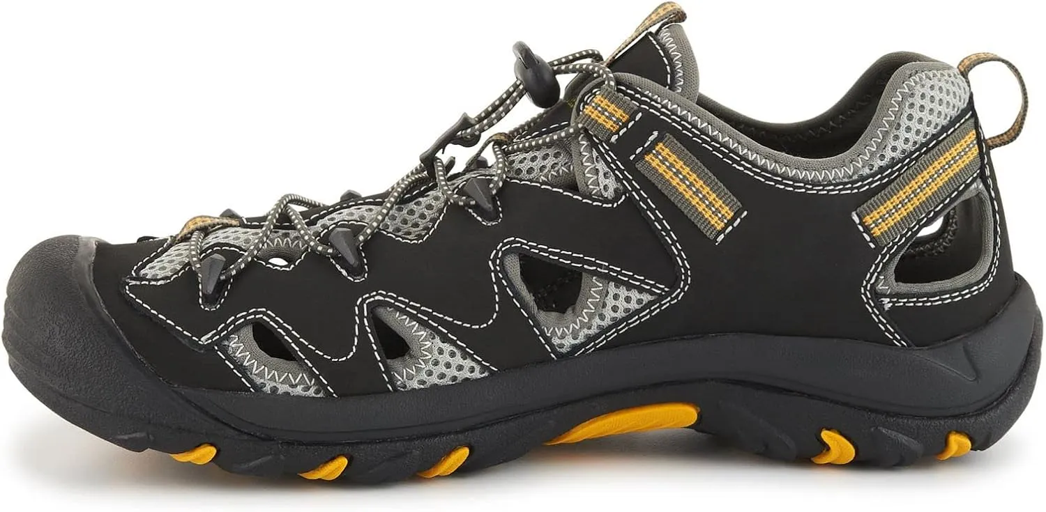 Highland Creek Riptide 2 - Men's Closed Toe Outdoor Hiking Water Sport Sandals