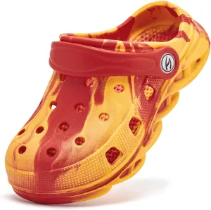 HOBIBEAR Boys and Girls Classic Graphic Garden Clogs Slip on Sandals Water Shoes(Toddler/Little Kids/Big Kids)