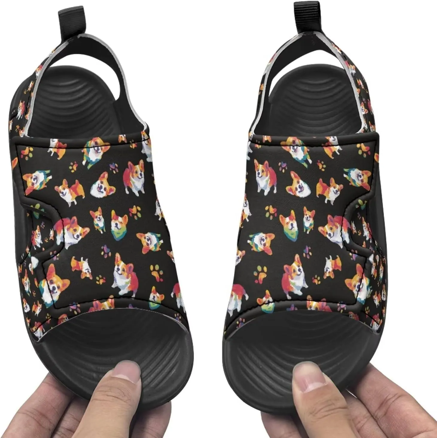 Hook and Loop Kid's Toddler Boys Sandal Open Toe Design for Vacation Sport Leather Sandals (Toddler/Little Kid)