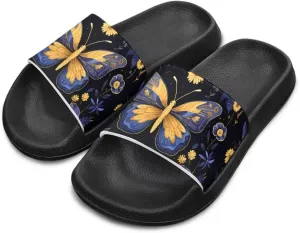 Howilath Chicken & Butterfly Slide Sandal for Kids Anti-Skid Beach Slippers Open Toe Quick Drying Sandal for Girls and Boys