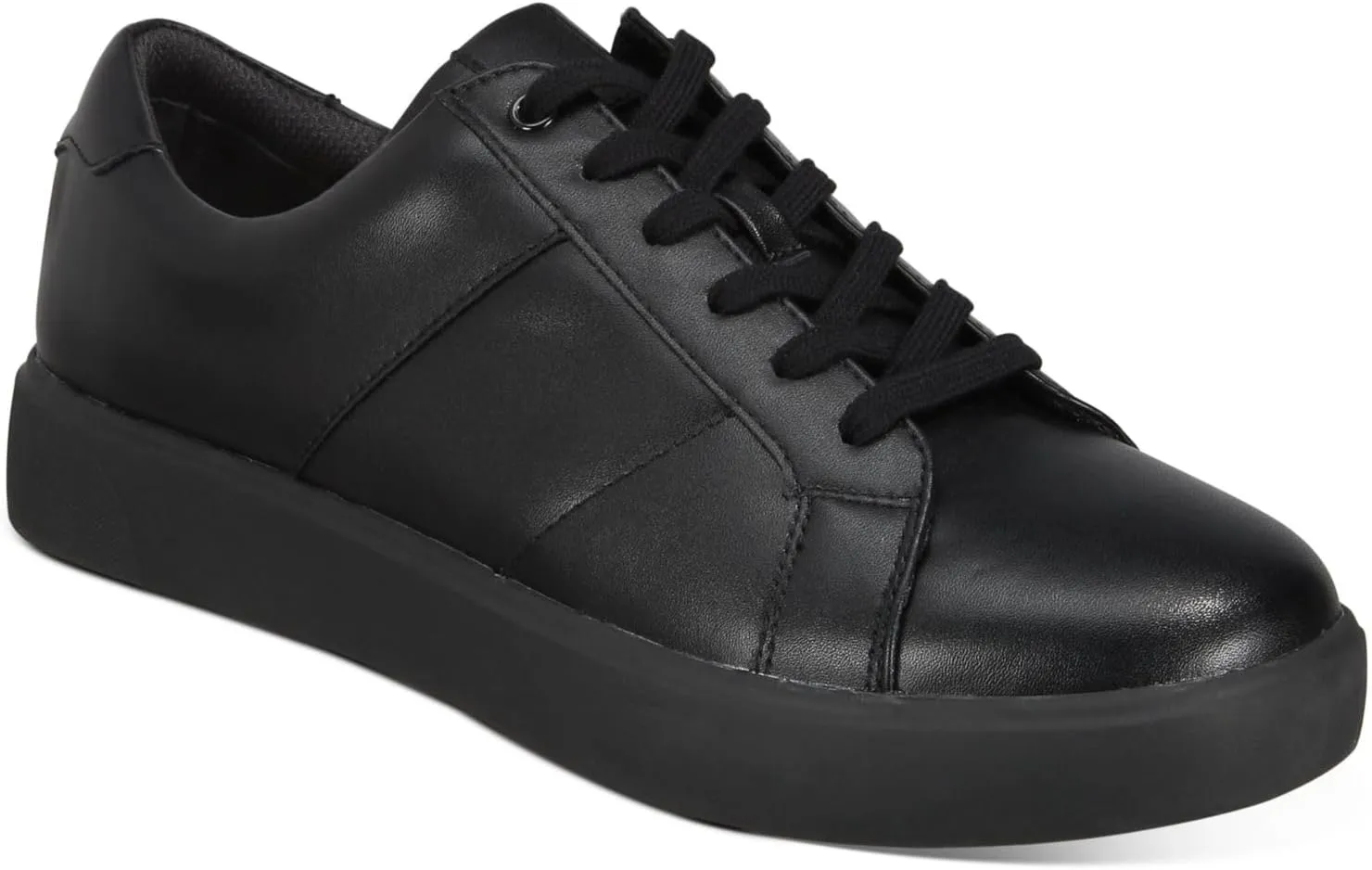 INC Mens Black Comfort Ezra Round Toe Platform Lace-Up Sneakers Shoes 11 M