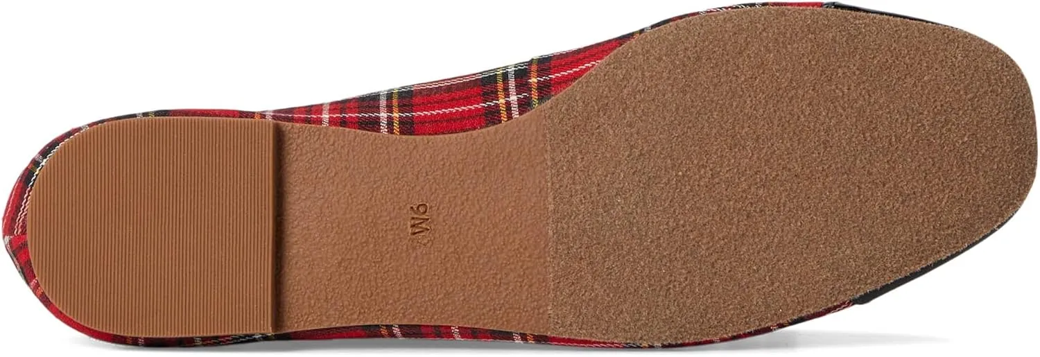 Jack Rogers Women's Kenlyn Cap Toe Ballet-Plaid/Patent Flat