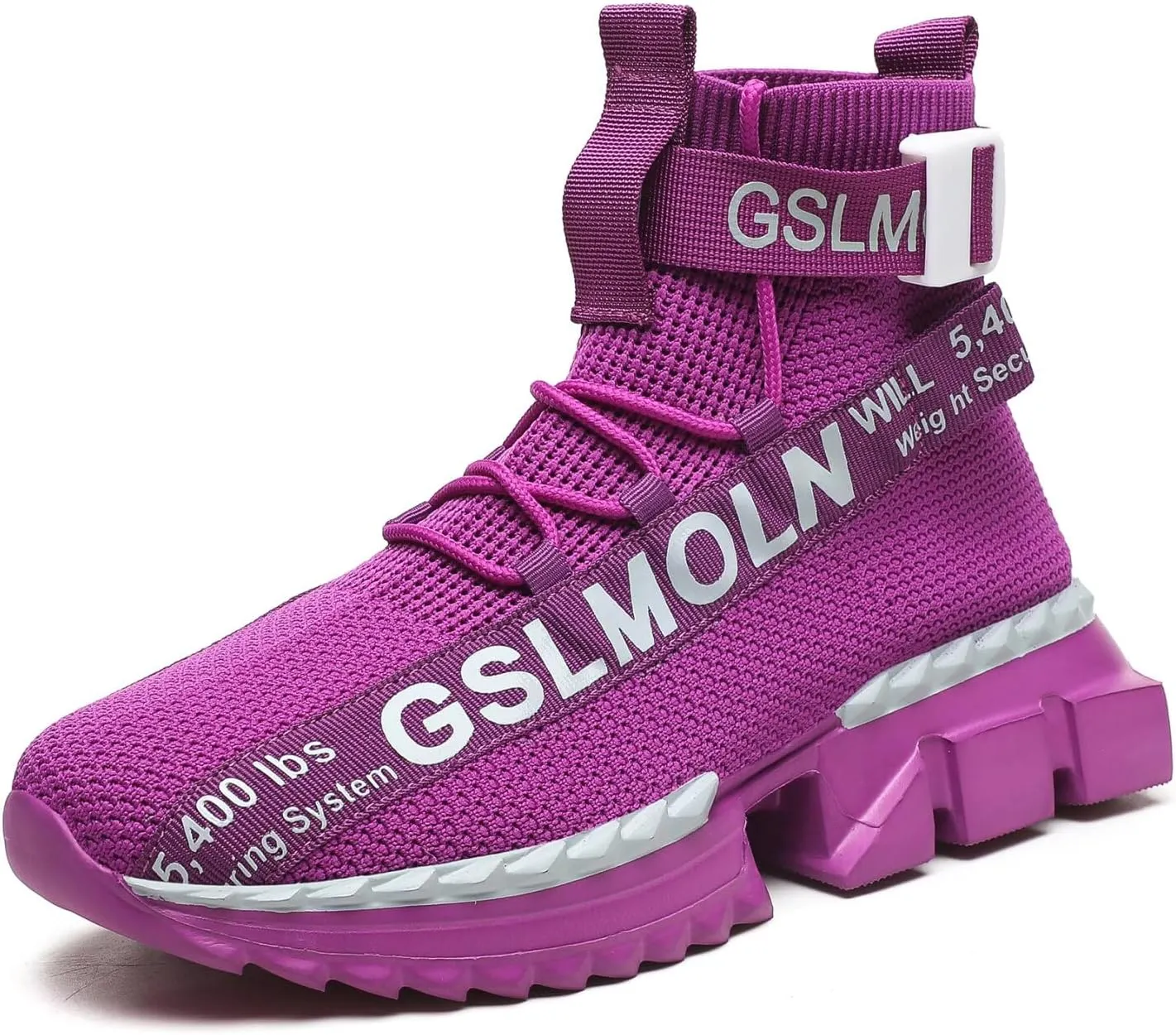 Jakcuz Lace up High Top Walking Shoes for Women Fashion Breathable Mesh Outdoor Sport Athletic Gym Casual Sneakers Ladies