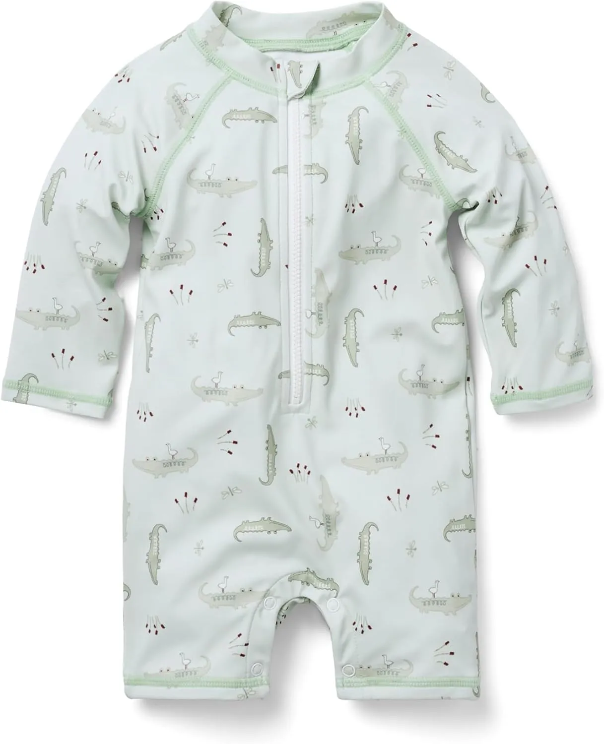 Janie and Jack baby-boys Gator Print Swim One-piece (Infant)