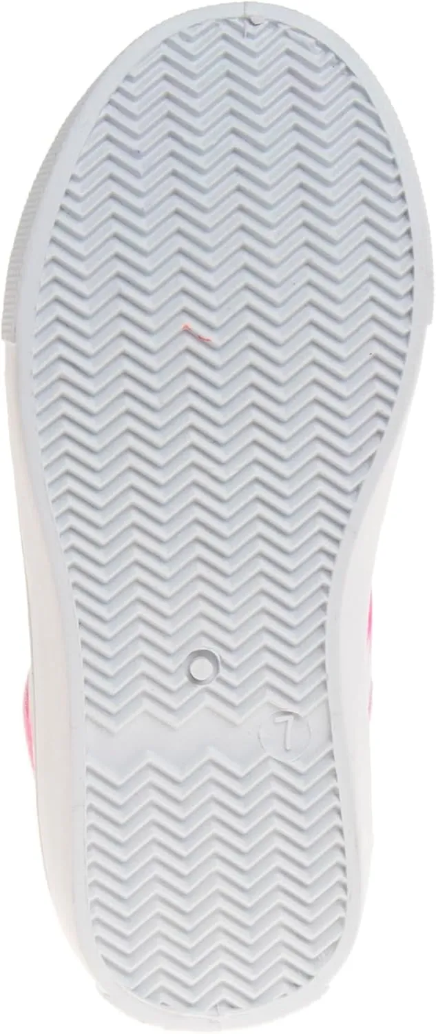 Josmo Girl's Slip on Sparkle Canvas Fashion Tennis (Toddler-Little Kid)