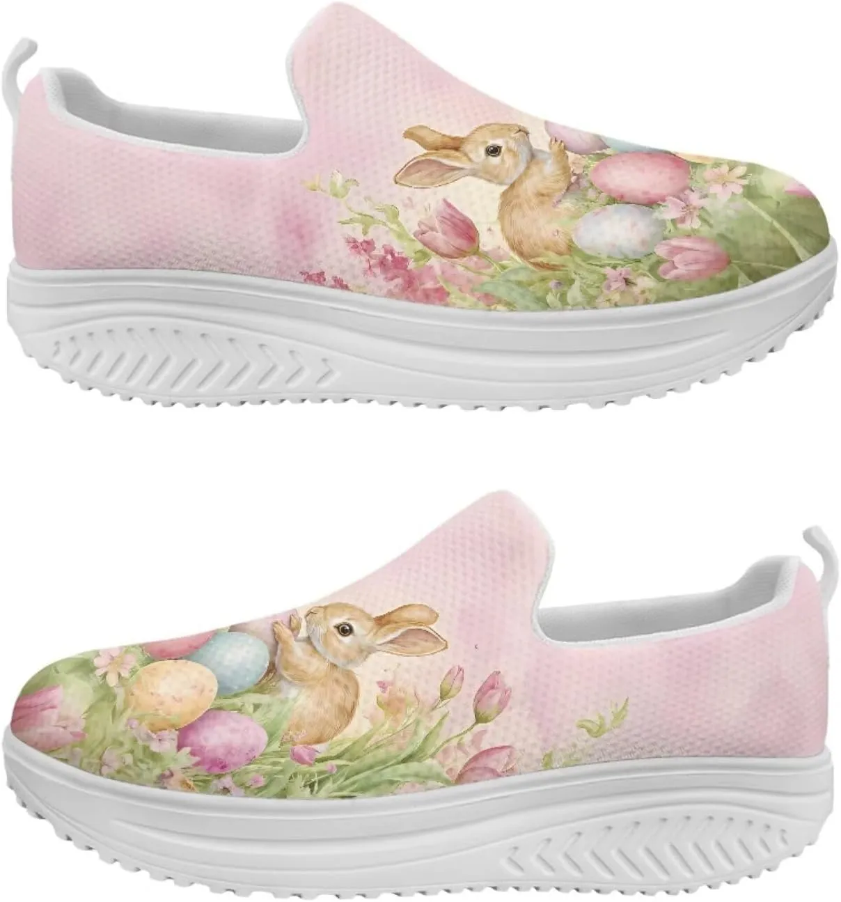 JoyLamoria Animal Design Womens Shoes Comfort Wedge Workout Platform Fashion Slip Resistant Orthotic Casual Tennis Work Daily Wear