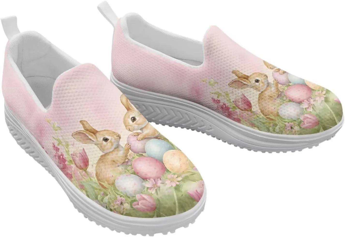 JoyLamoria Animal Design Womens Shoes Comfort Wedge Workout Platform Fashion Slip Resistant Orthotic Casual Tennis Work Daily Wear