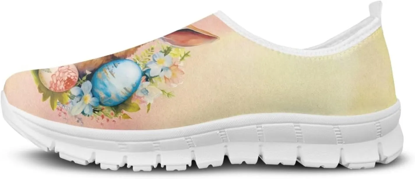 JoyLamoria Butterfly in Black and White Shoes for Wome Slip on Walking Shoe Art Travel Work Loafers Lightweight