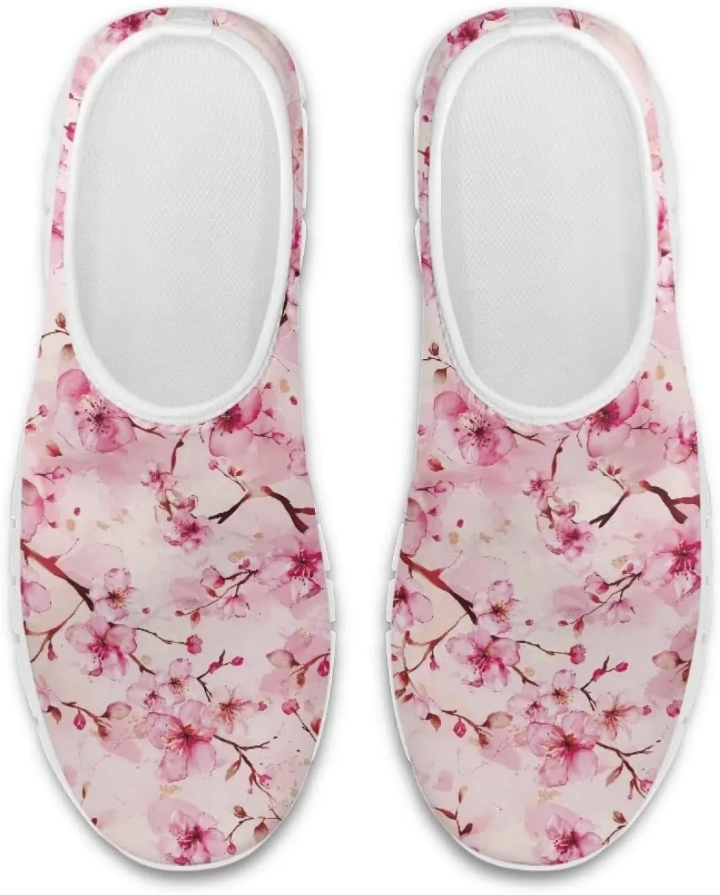 JoyLamoria Butterfly in Black and White Shoes for Wome Slip on Walking Shoe Art Travel Work Loafers Lightweight