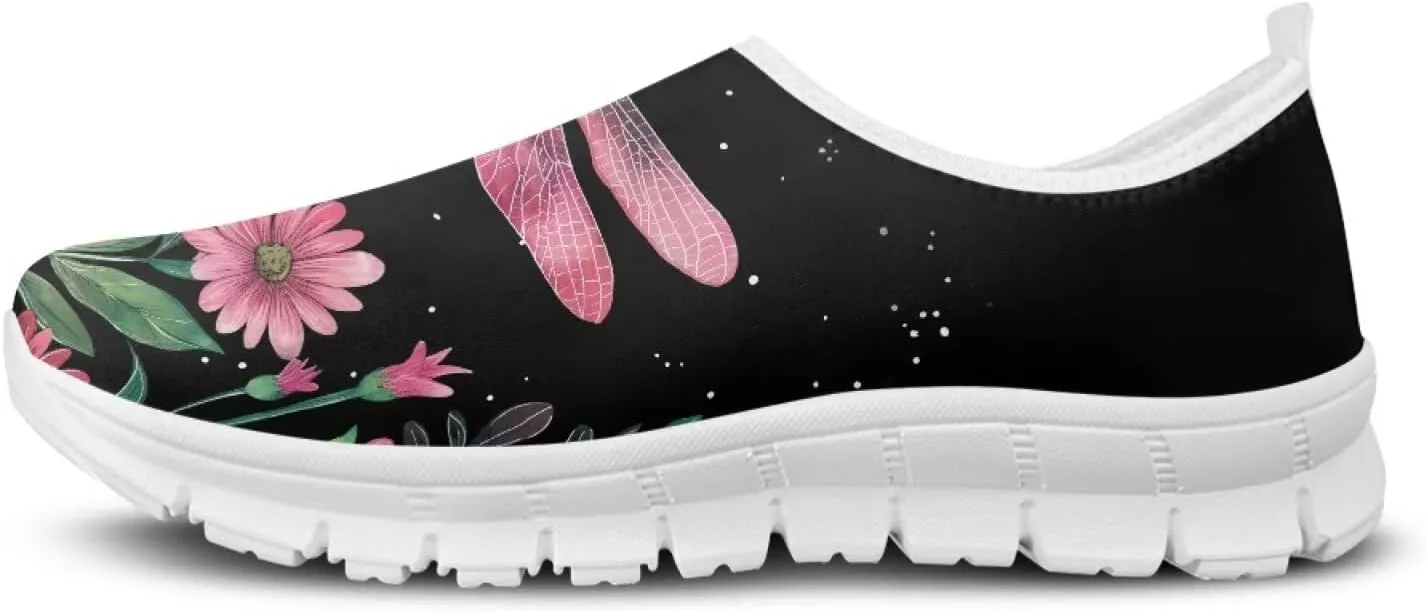 JoyLamoria Cow Platform Sneakers Causal Slip on Shoes Causal Boat Loafers for Women with Arch Support Art Travel Shoes
