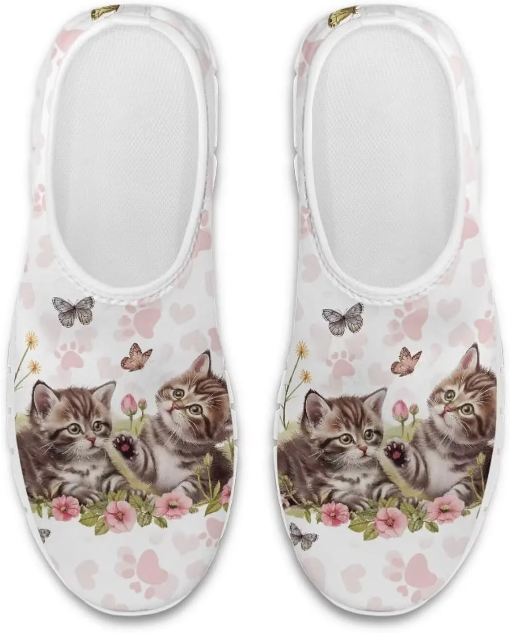 JoyLamoria Cow Platform Sneakers Causal Slip on Shoes Causal Boat Loafers for Women with Arch Support Art Travel Shoes