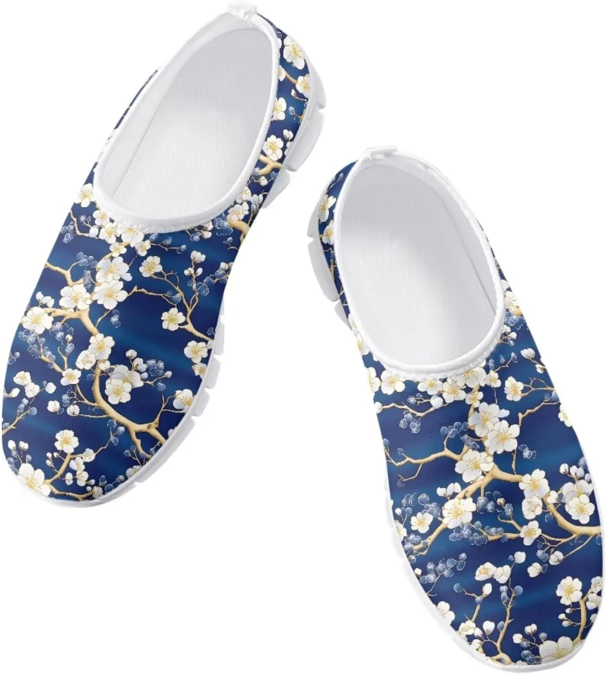 JoyLamoria Cow Platform Sneakers Causal Slip on Shoes Causal Boat Loafers for Women with Arch Support Art Travel Shoes