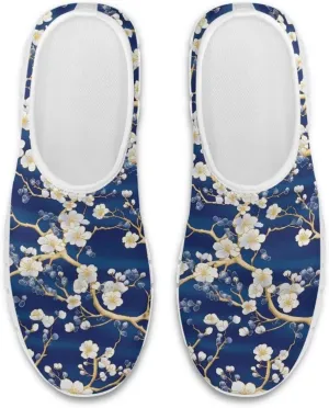 JoyLamoria Cow Platform Sneakers Causal Slip on Shoes Causal Boat Loafers for Women with Arch Support Art Travel Shoes