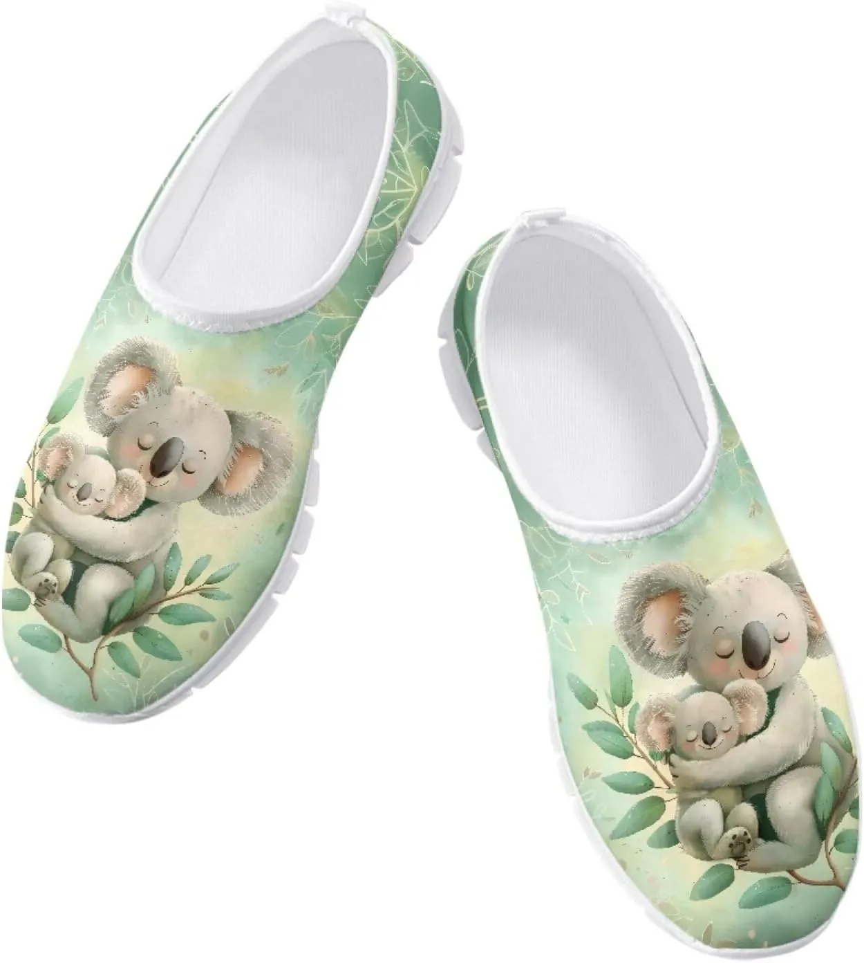 JoyLamoria Cow Platform Sneakers Causal Slip on Shoes Causal Boat Loafers for Women with Arch Support Art Travel Shoes