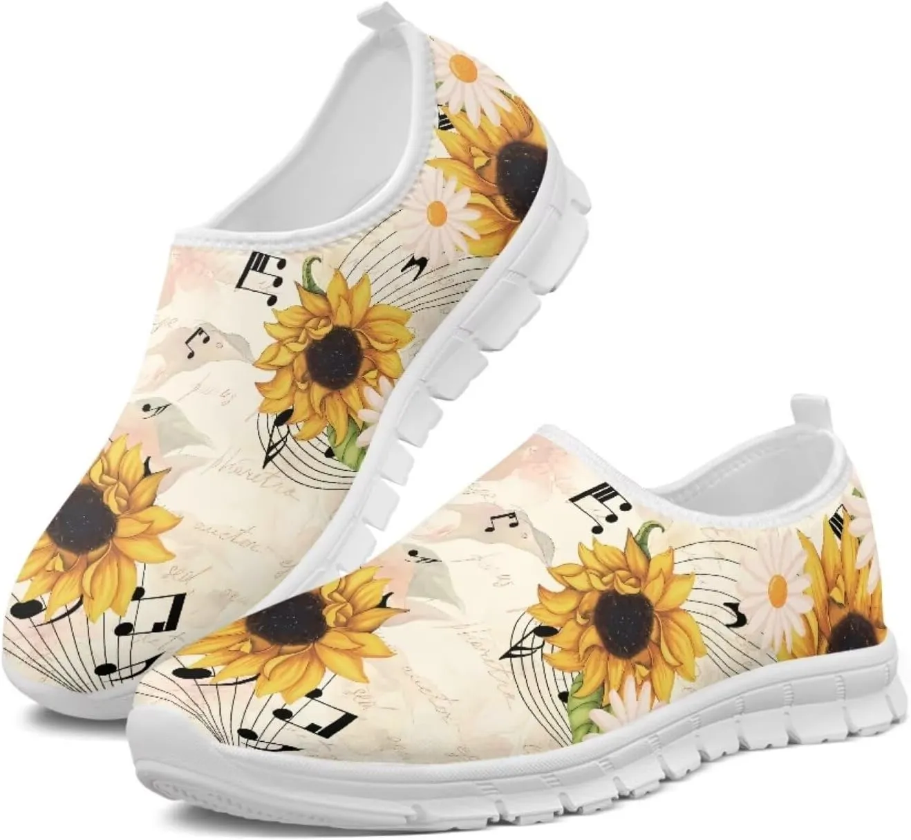 JoyLamoria Highland Cattle Loafers for Women,Comfortable Loafers Women's Casual Travel and Work Slip-Ons Sneakers
