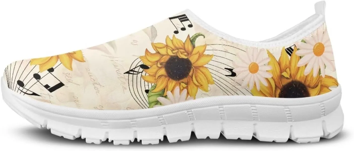 JoyLamoria Highland Cattle Loafers for Women,Comfortable Loafers Women's Casual Travel and Work Slip-Ons Sneakers