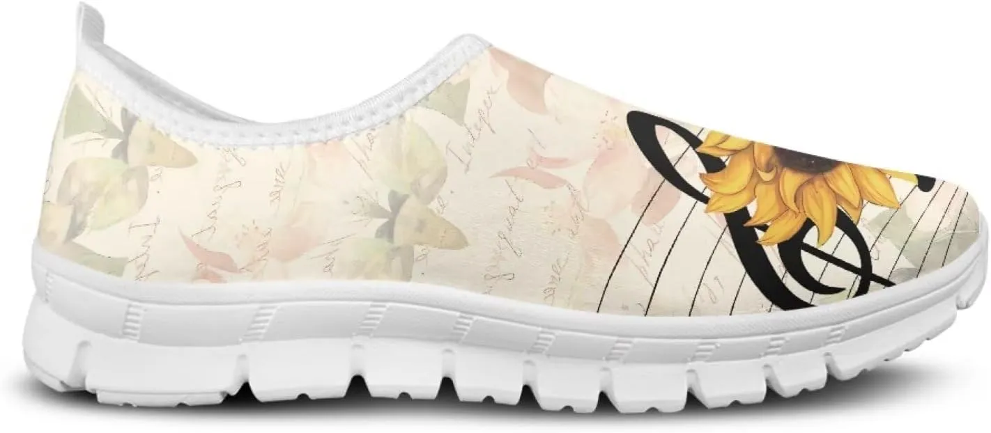 JoyLamoria Highland Cattle Loafers for Women,Comfortable Loafers Women's Casual Travel and Work Slip-Ons Sneakers