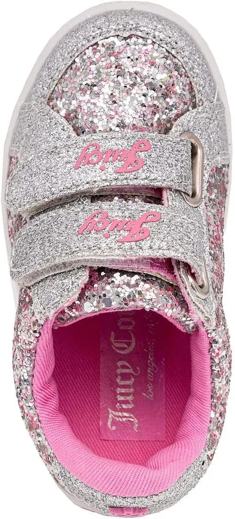 Juicy Couture Girls Shoes Sneaker Tennis Fashion Casual Walking Shoes for Toddlers
