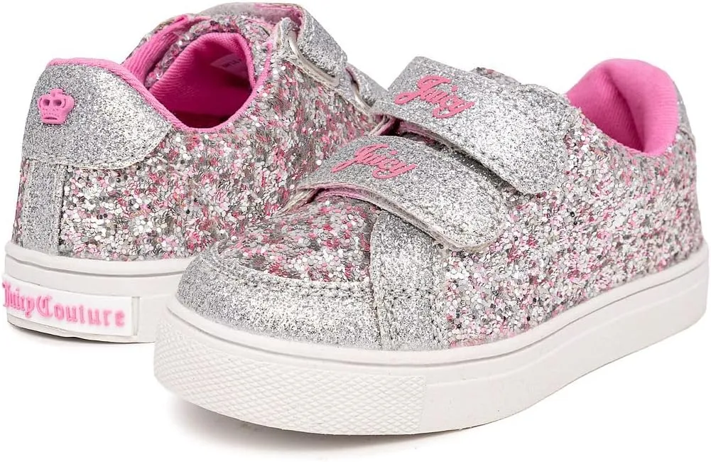 Juicy Couture Girls Shoes Sneaker Tennis Fashion Casual Walking Shoes for Toddlers