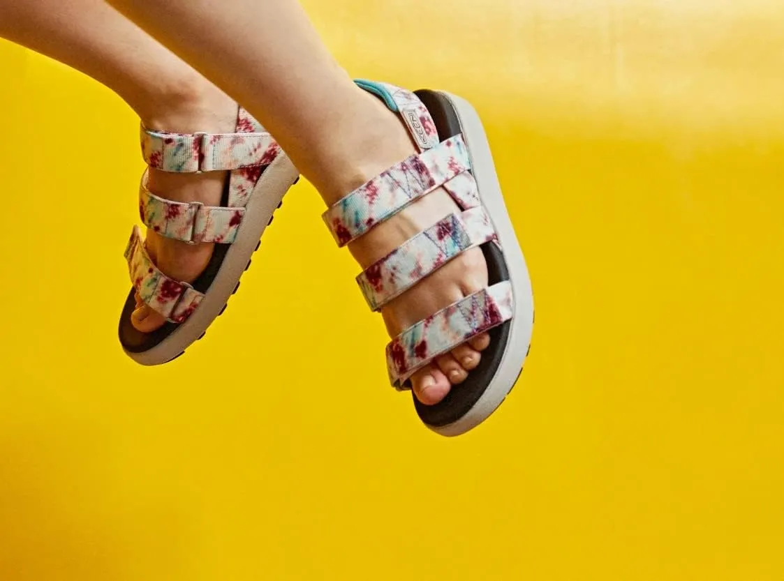 KEEN Women's Elle Strappy Casual Stretch Platform Open Toe Sandals