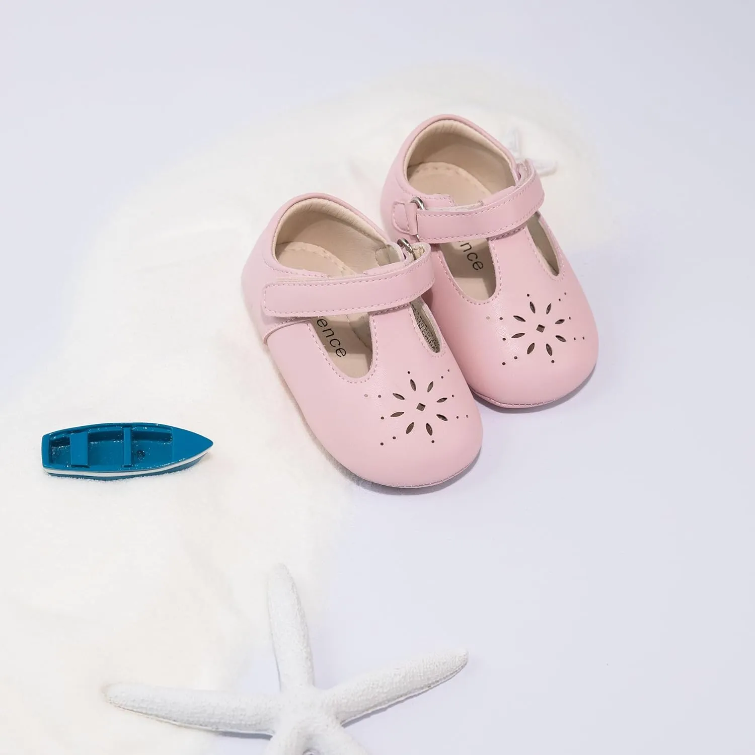 Kiderence Baby Girls Prewalker Mary Jane Flats Bowknot Princess Dress Shoes (Infant/Toddler)