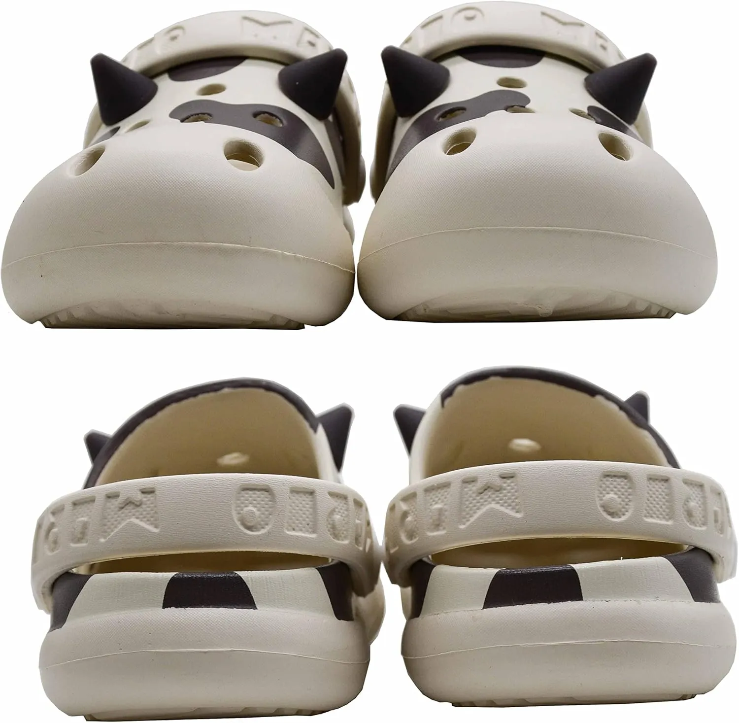 Kid's Cow Clogs Sandals Summer Non-Slip Soft Girl's Boy's Slippers Toddler Shoes Children Cute Slides