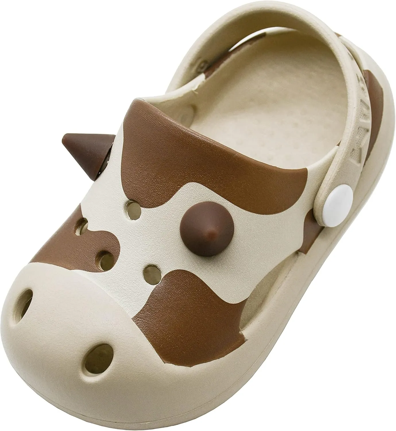 Kid's Cow Clogs Sandals Summer Non-Slip Soft Girl's Boy's Slippers Toddler Shoes Children Cute Slides