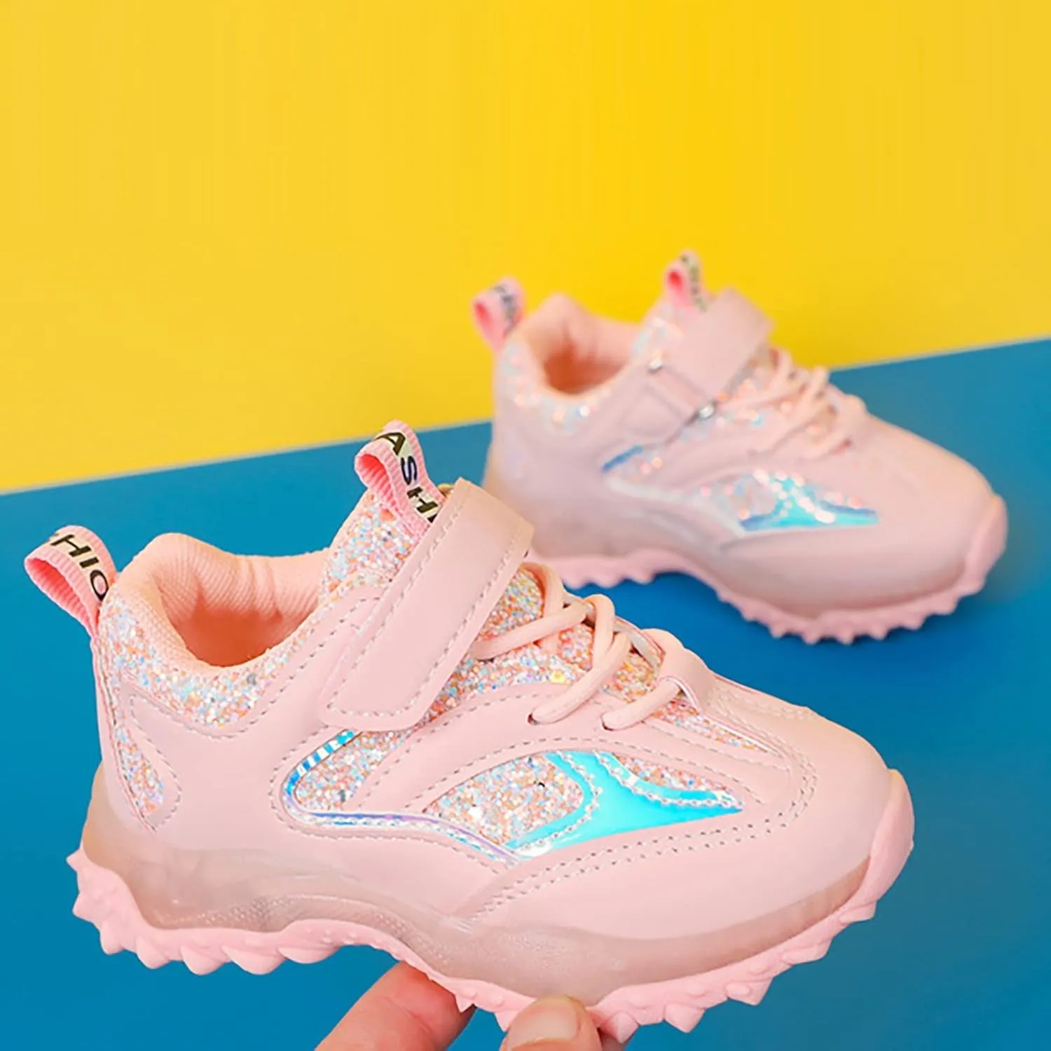 Kids Light Up Shoes for Girls Boys Flash Non Slip Soft Sole Sneakers for Birthday Thanksgiving Girls Shoe Size 12
