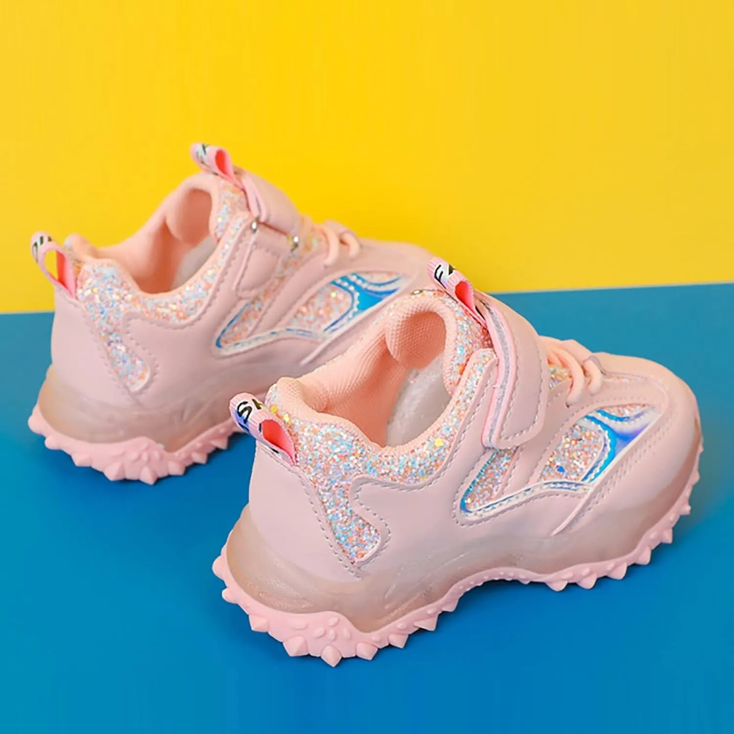 Kids Light Up Shoes for Girls Boys Flash Non Slip Soft Sole Sneakers for Birthday Thanksgiving Girls Shoe Size 12