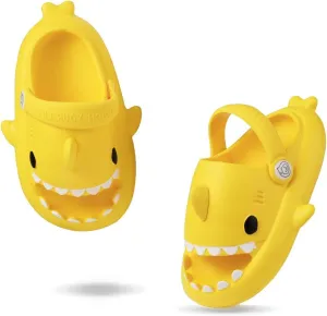 Kids Shark Slides Toddler Girls Boys Cute Cartoon Summer Cloud Slippers Toddler Baby Non-Slip Beach Pool Shower Shoes