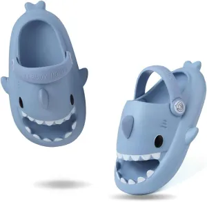 Kids Shark Slides Toddler Girls Boys Cute Cartoon Summer Cloud Slippers Toddler Baby Non-Slip Beach Pool Shower Shoes