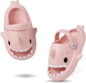 Kids Shark Slides Toddler Girls Boys Cute Cartoon Summer Cloud Slippers Toddler Baby Non-Slip Beach Pool Shower Shoes