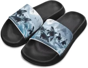 Kids Shower Shoes Beach Slides Sandals Anti-Slip Summer Pool Slippers